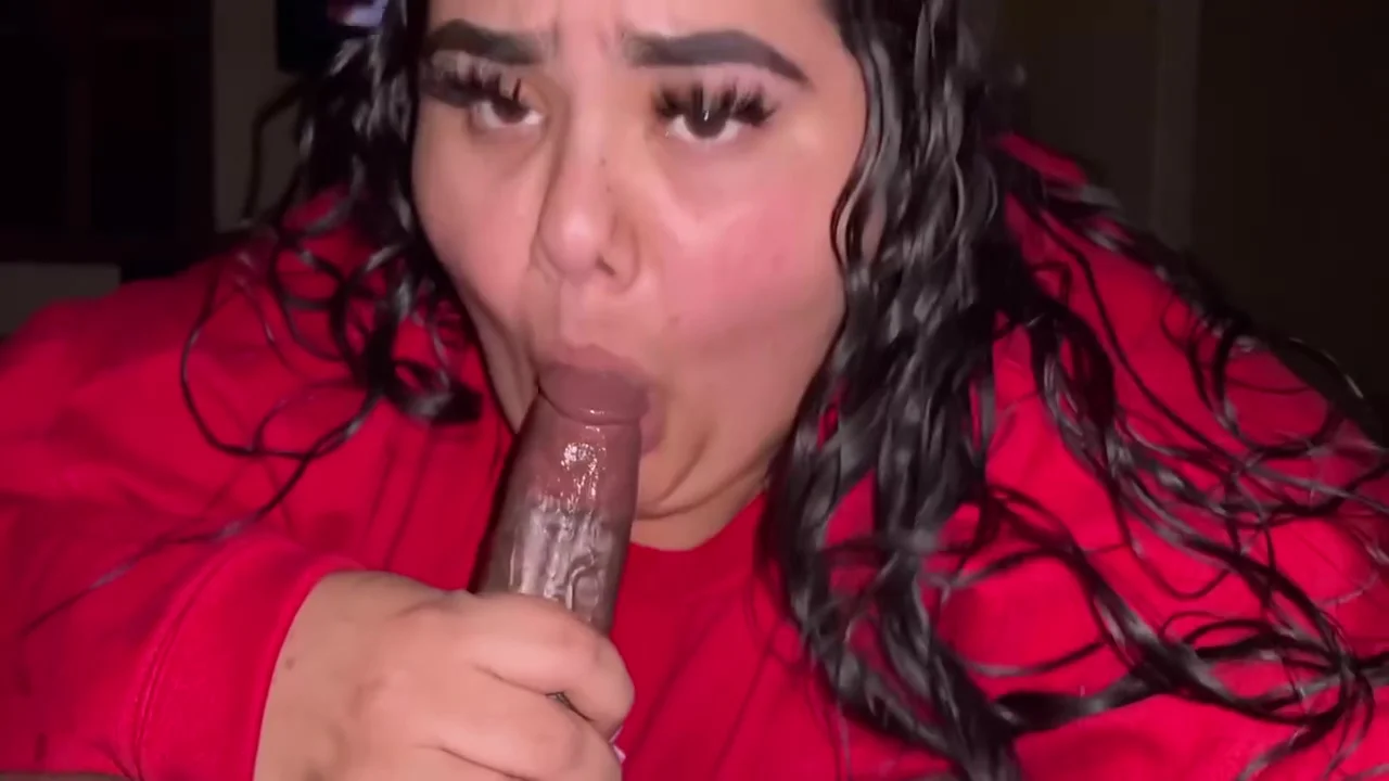 Sexy Latina Bbw Gives Bbc Sloppy Head Pt 1