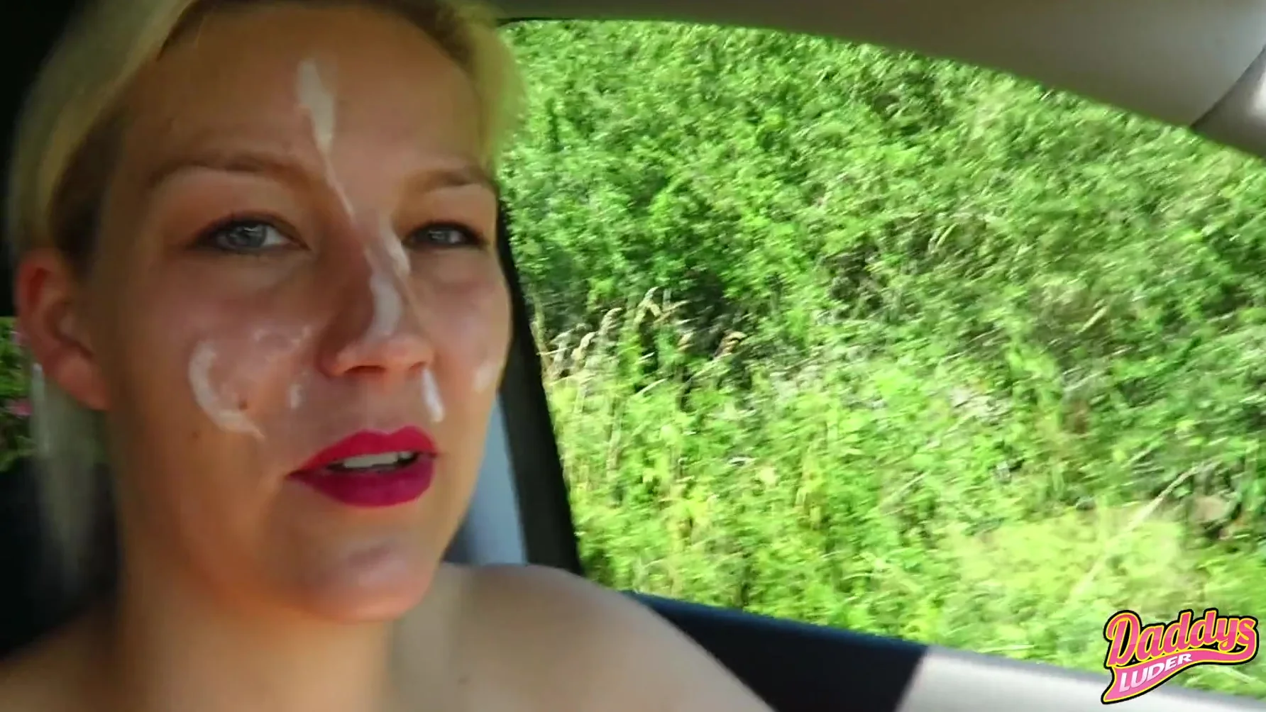 Driving Car With Of Cum On My Face