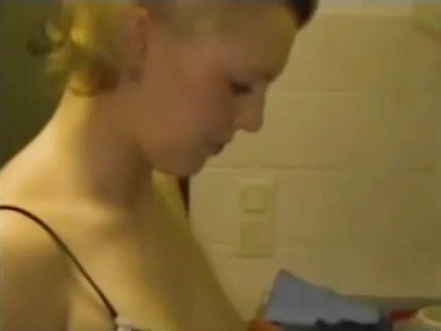 Beautiful blonde showers and then gets dirty - Julia Reaves