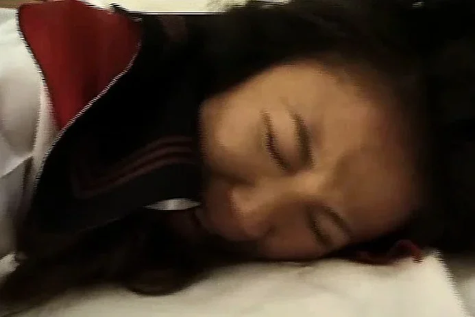 Asian school girl with a big butt gets wrecked by an older man