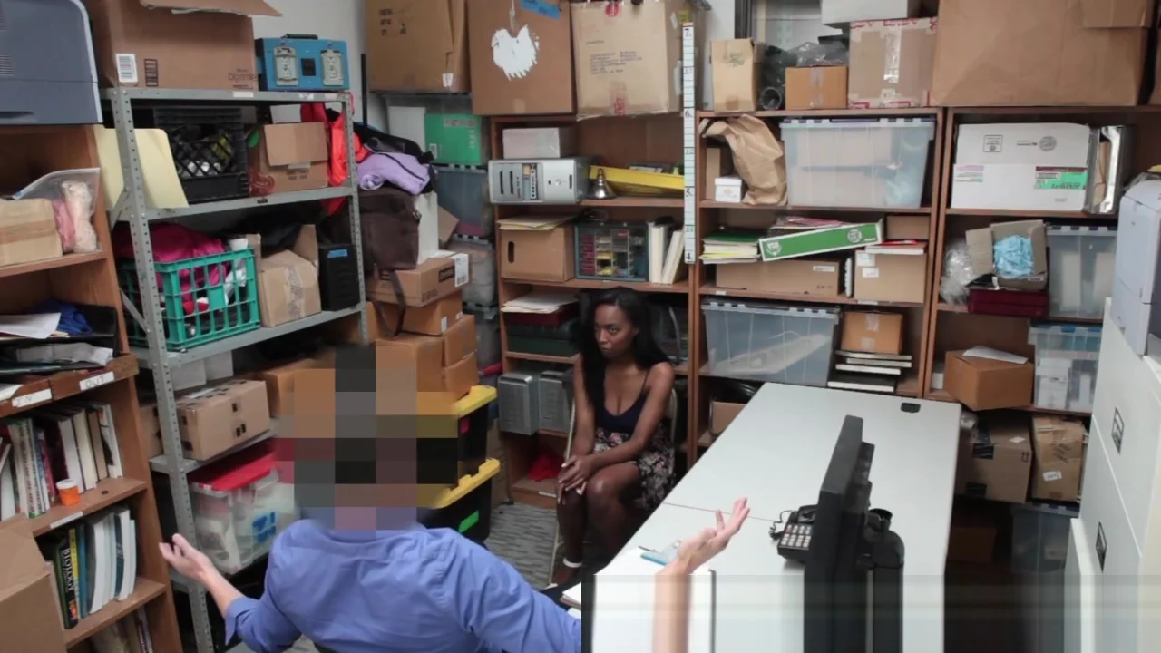 Real ebony thief fucked