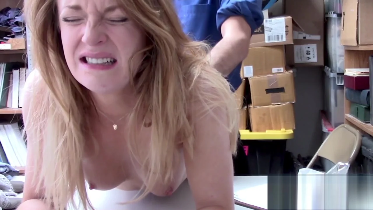 Kate is detained by horny officer who subdues her into taking his big cock