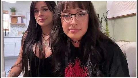 Meeting My Stepsisters Goth Girlfriend - Effy Cutie, Natasha Noel And Alex Adams