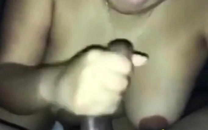Pakistani British Milf sucking big dick