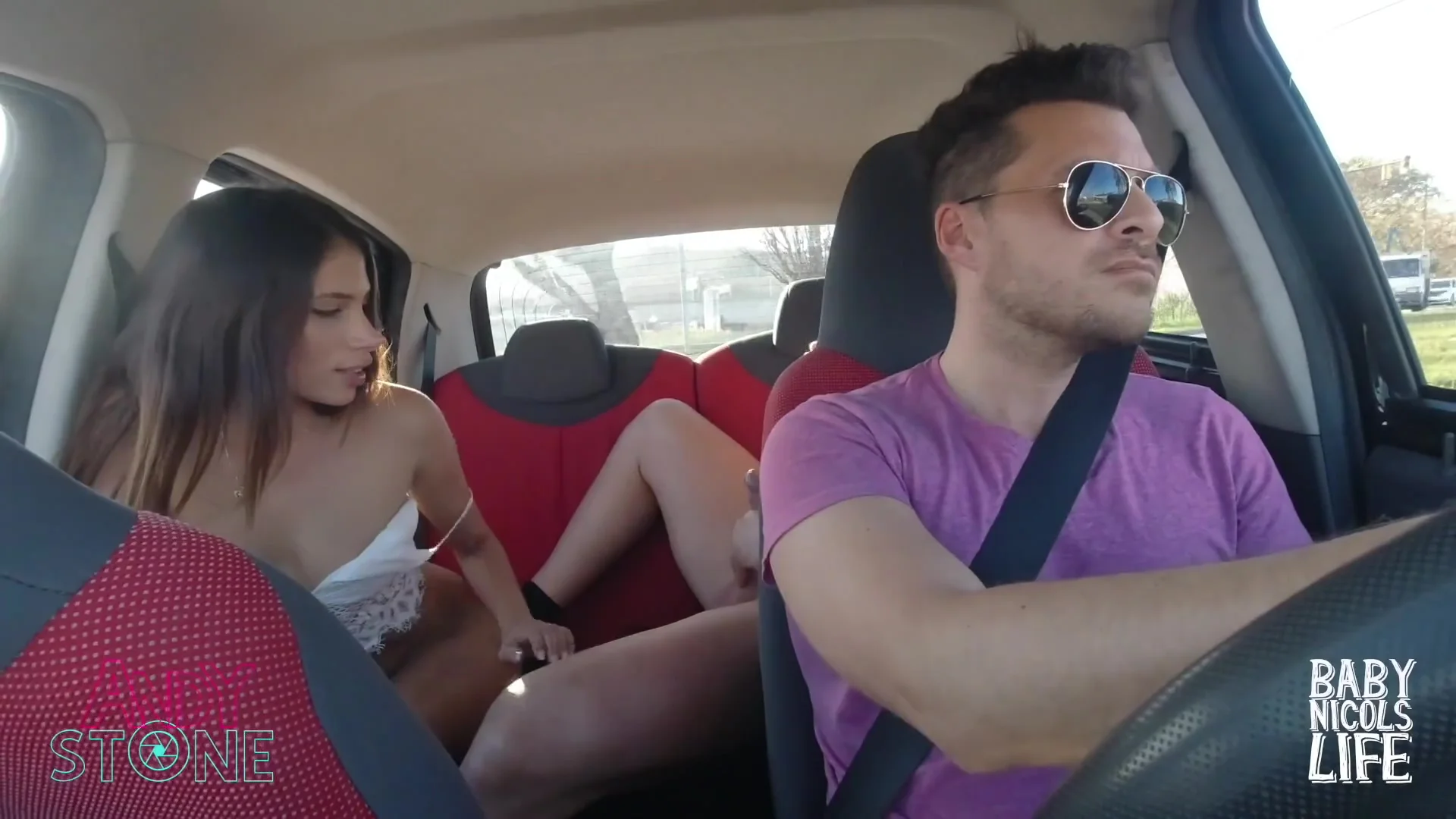 Horny Couple Fucking In My Uber Car - 1