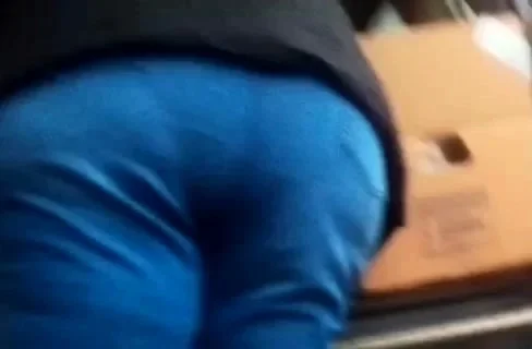 Big booty on a chubby mature