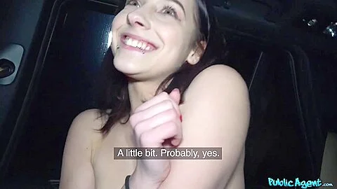 Charlotta Johnson & Martin Gun in Czech Car Fuck After Public Blowjob - PublicAgent