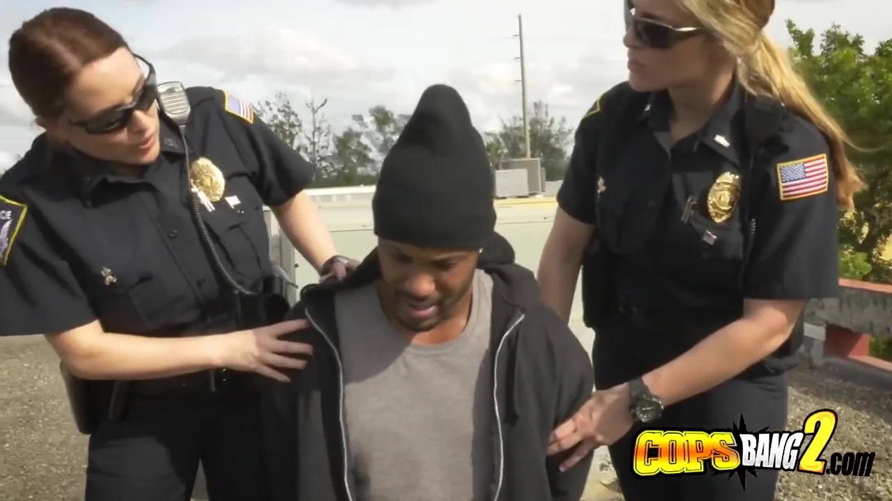 Cute Cop Loves Riding Monster Dick