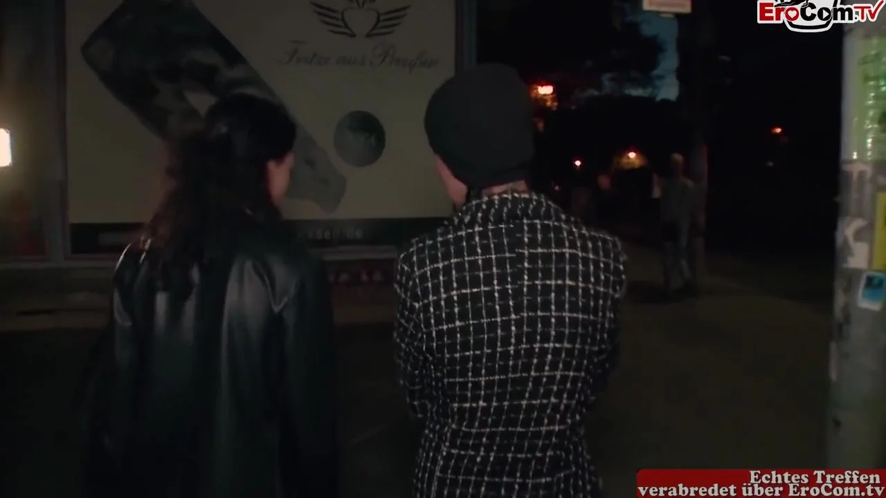 Stranger Guy On The Street Playing Sex Games Towed And Fucked In An Entrance