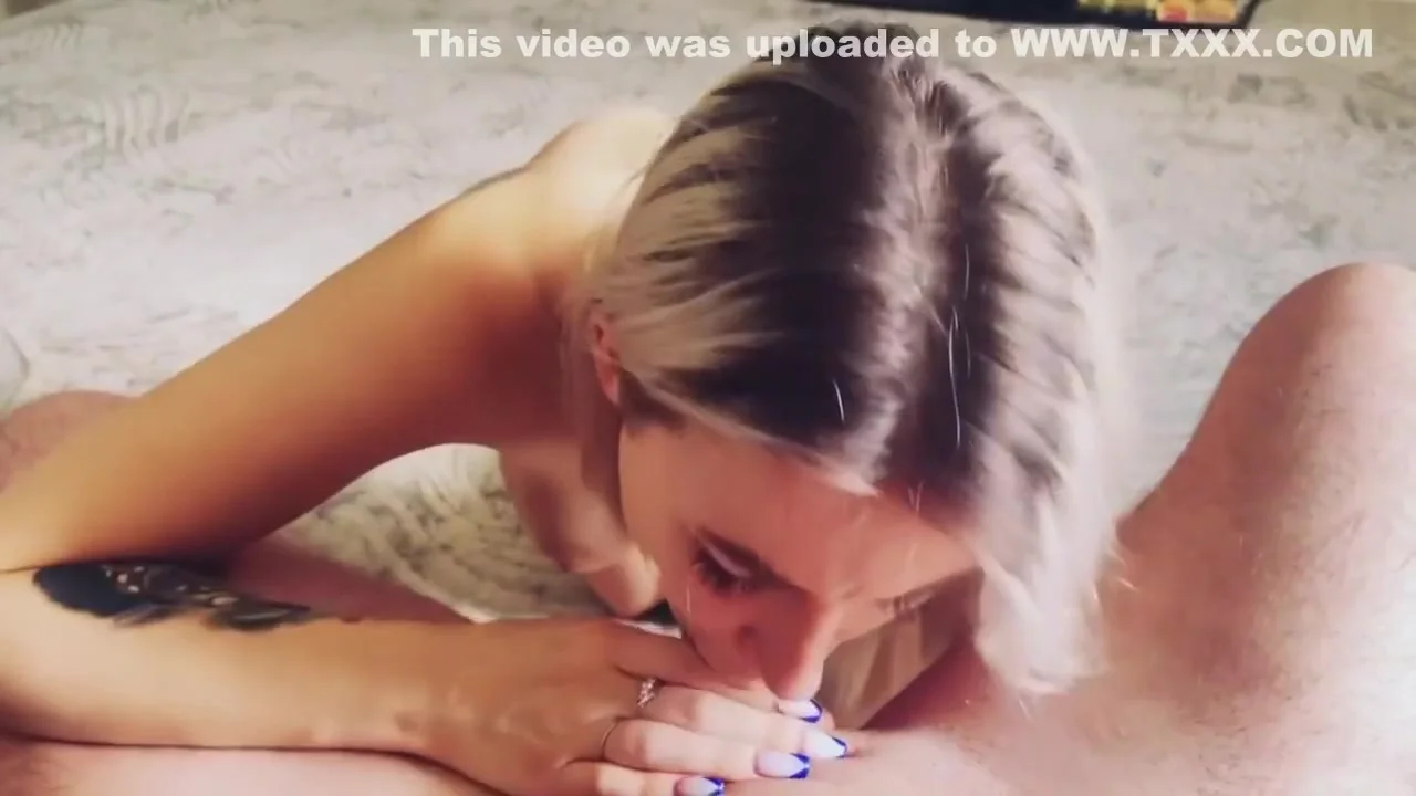 Naughty Girl Got On Her Knees And Gave A Slobbery Blowjob