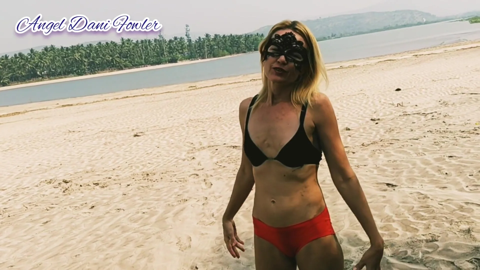 Im Wearing Sexy Swimsuit In The Public Beach Swimming
