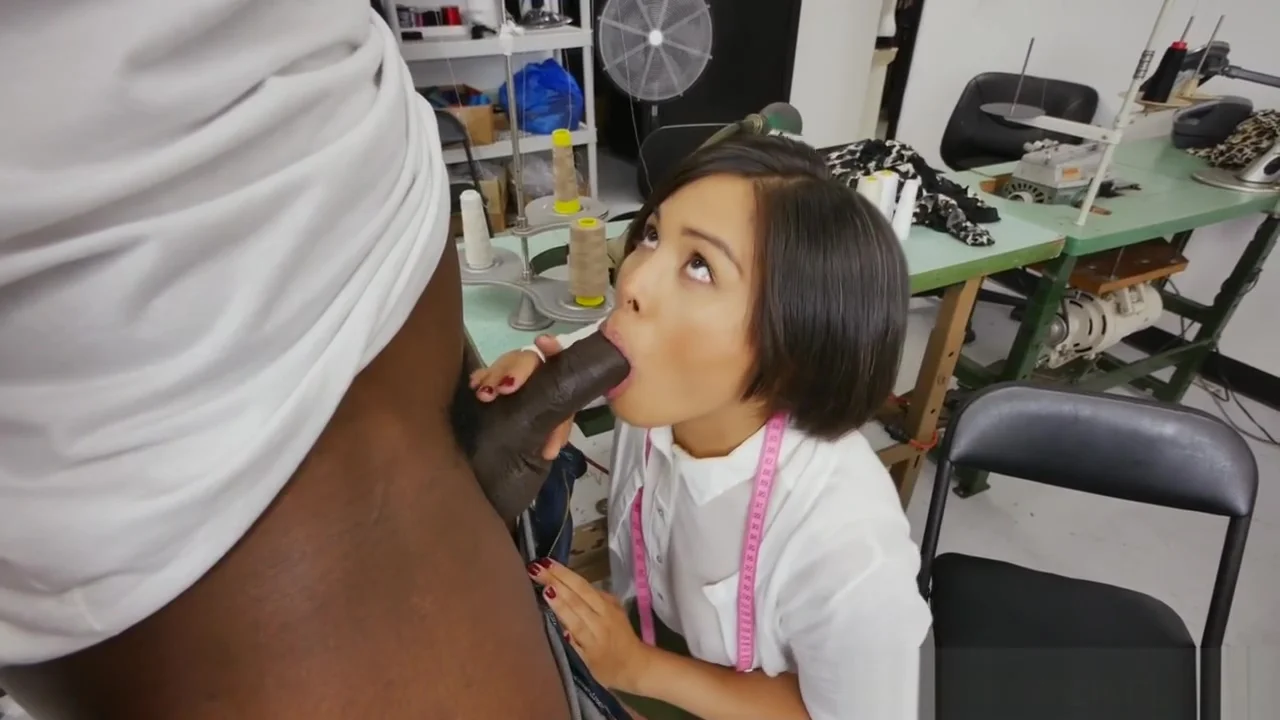 Blackdick sucking asian amateur assfucked