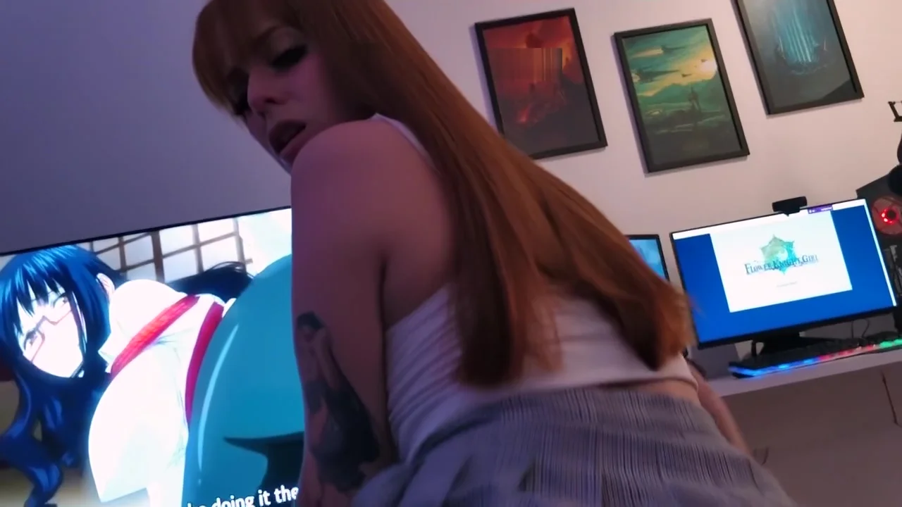 Nutaku and Redhead + ANAL + Blowjob + Mouth Cumshot!