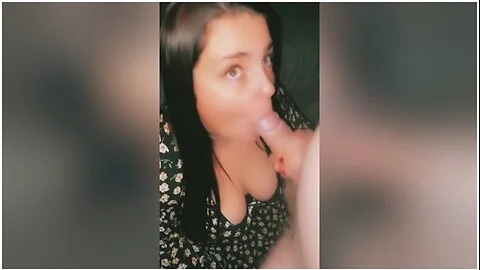 Stepsister Sucked My Dick So Good I Cummed All Over Her Mouth Face And Tits