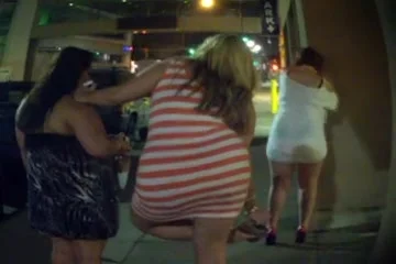 BBW STRIPED DRESS BIG ASS BOOTY