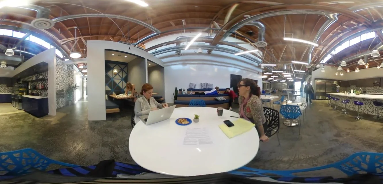 VR Hot Fashion Designer Rebecca Fucks Olympian In Tax Office