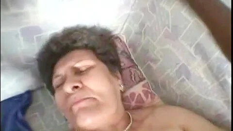 Granny has jungle fever!