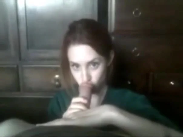 Nerdy girl makes big cock cum