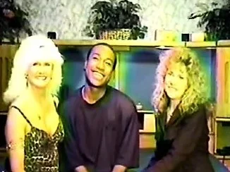 Sexy Vintage Interracial Threesome