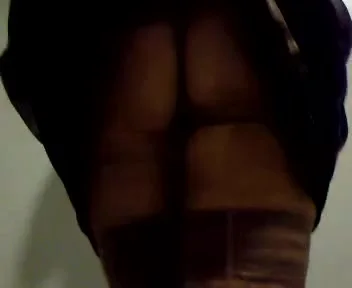 ass and stockings under the doctor's skirt