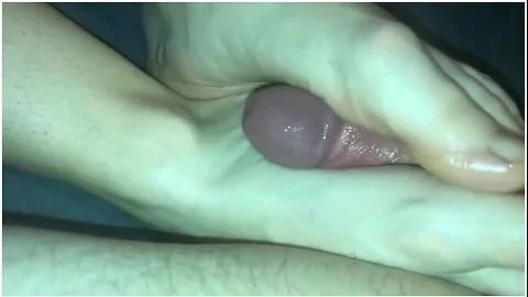 Amateur #footjob #86 Close Up Footjob With Extreme Cumshot