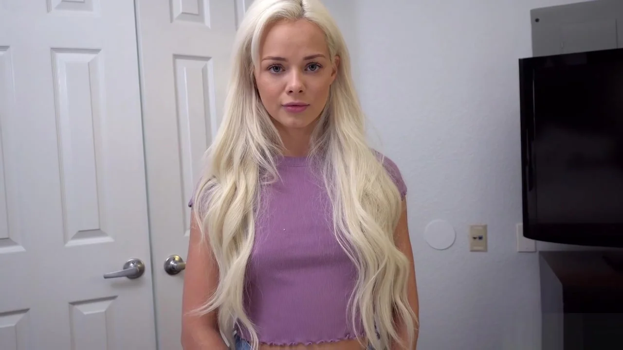 teen 18+ stepsister gives a hot handjob to her stepbrother
