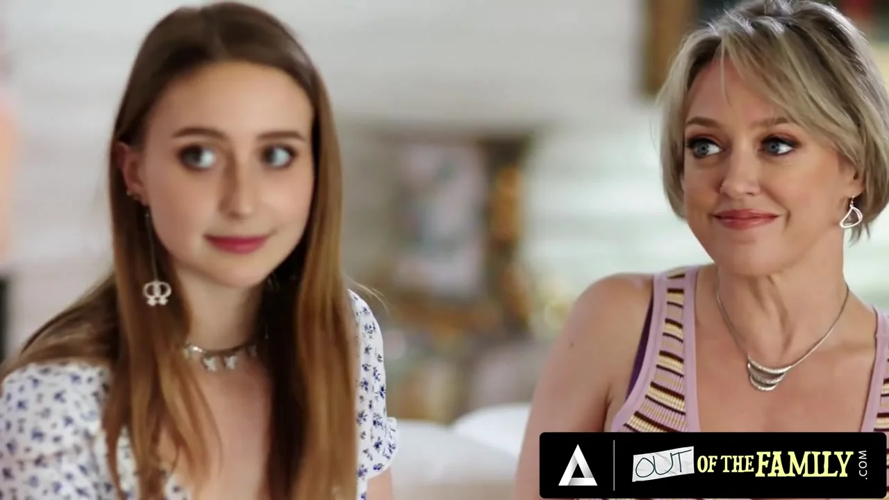 OUT OF THE FAMILY - Lesbian Threesome Fun With Two BFFs And A Naughty Stepmom Dee Williams
