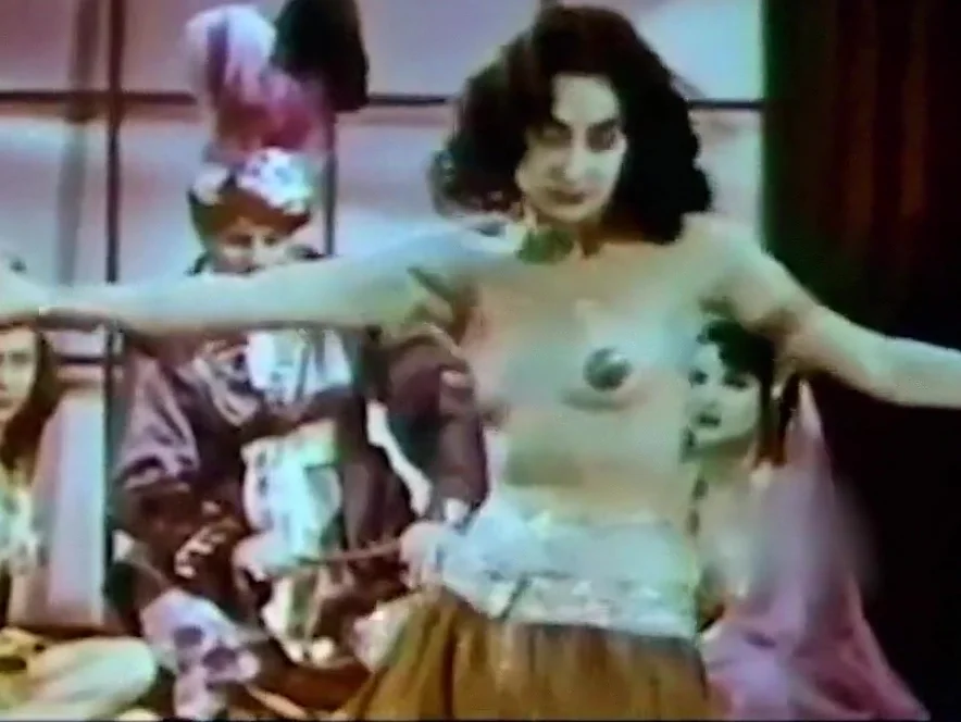 EXOTIC SLAVE GIRL DANCE - vintage harem striptease