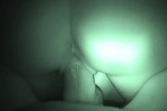 Amber gets filmed in night vision sucking his dick and then riding it