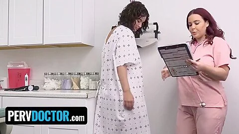 Natasha Nice And Crystal Chase - Thick And Busty Nurse And Patient Share Doctors Dick