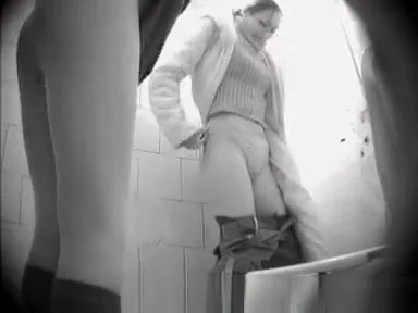 Two girls in the toilet