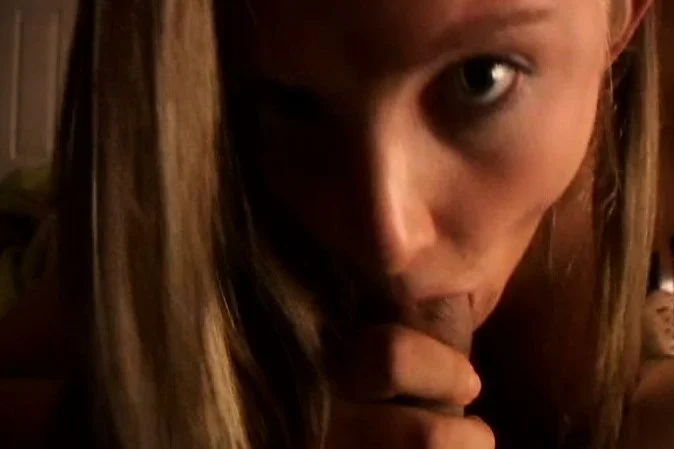 The fine Madison James gives a great POV blowjob in a hotel room