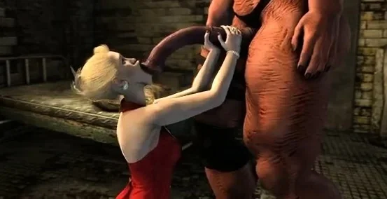 Final Fantasy Scarlet getting throat fucked by Demoness
