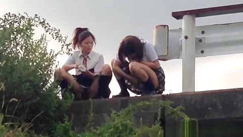 Kinky asian teenagers 18+ peeing