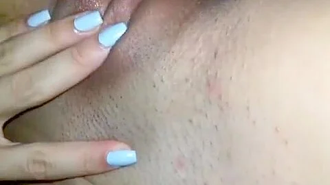 guy licks shaved pussy of his girlfriend to orgasm
