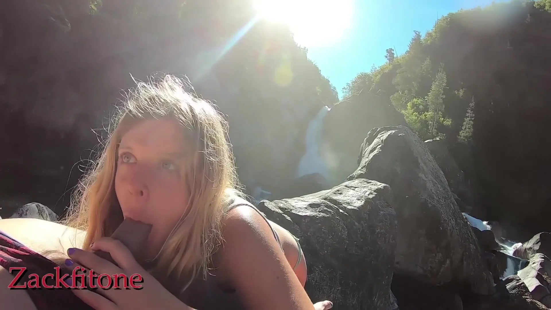 End Of The Year Walk Ends In Delicious Outdoor Fuck She Did Not Expect It
