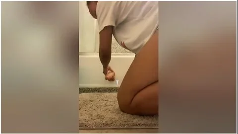Late Night Dildo Fuck Shenanigans In The Bathroom