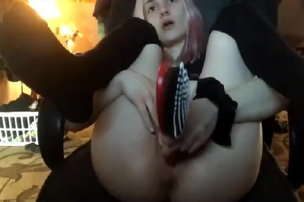 1 hairbrush fuck full 18yo teen 18+