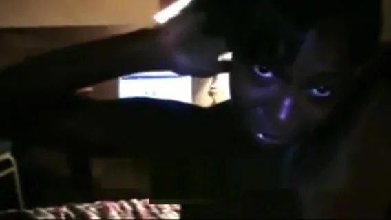 Super dark Chocolate teen 18+ suck her first fat dick wonderful