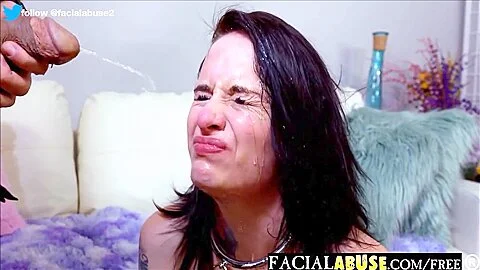 Gagging Deepthroat For Piss Drinker