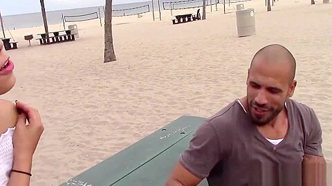 Gina Valentina On Beach Hookup Deal