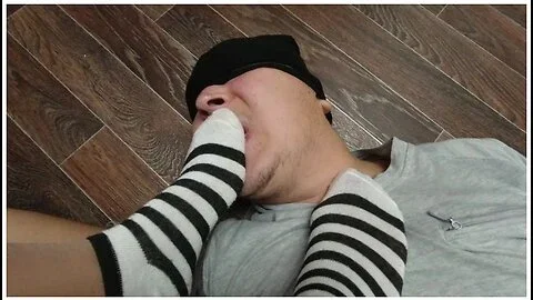 Slave Foot Worship Gagging Feet Socks