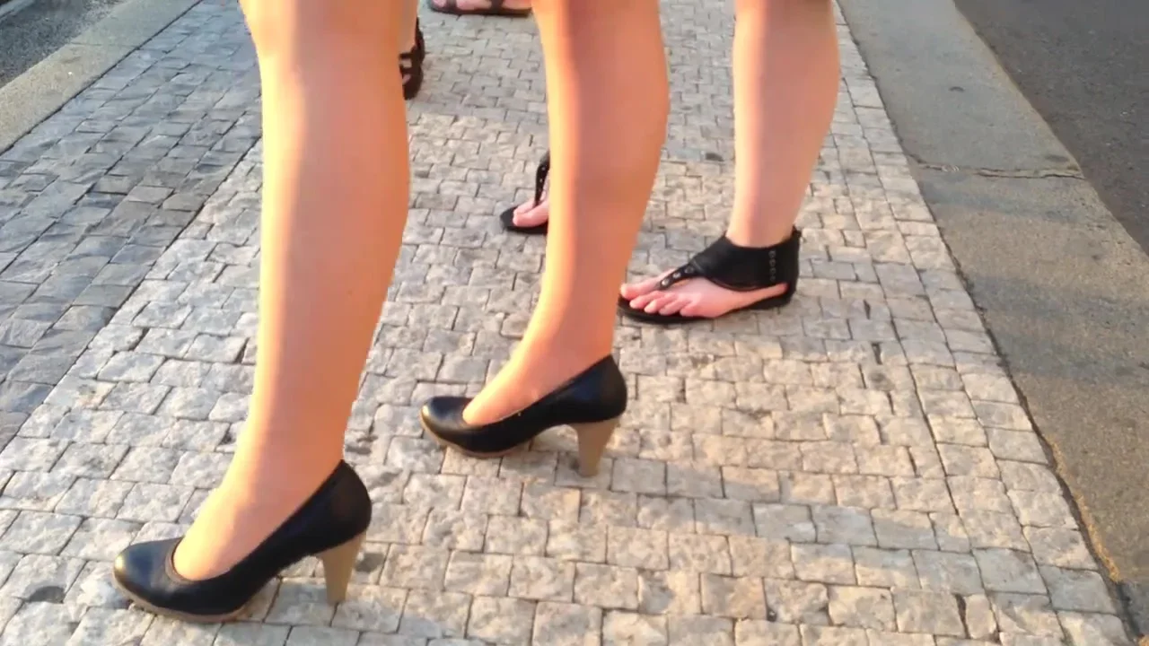 exciting teen 18+ with heels nyloned