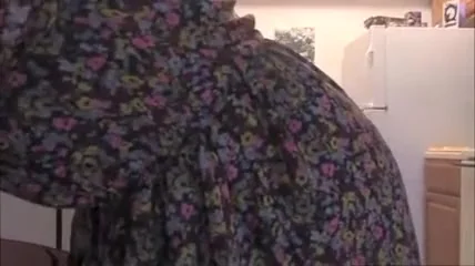 Hot Step mother Teases and Masturbates in Kitchen