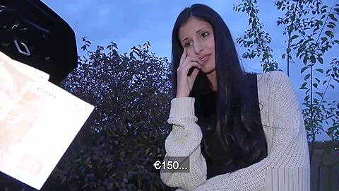 Coco Kiss gets help with her broken car and wet pussy