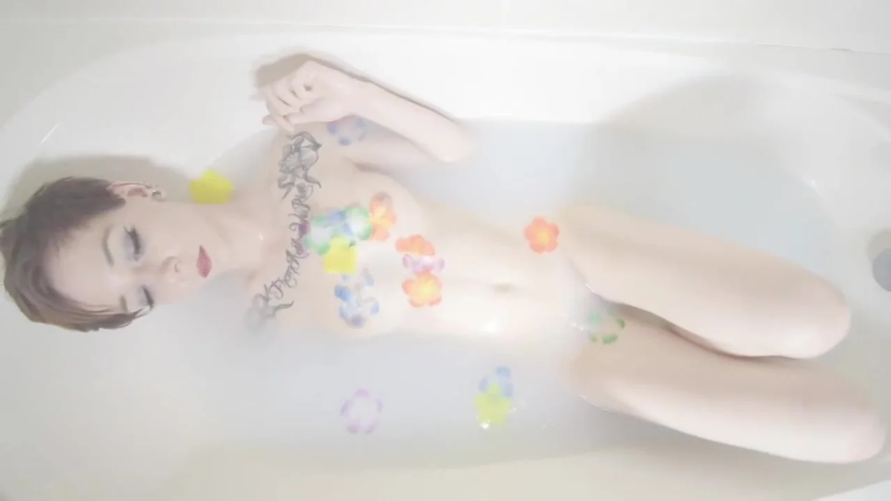 Milk of Euphoria (60 fps, small tits, closeup, milk bath, artistic)