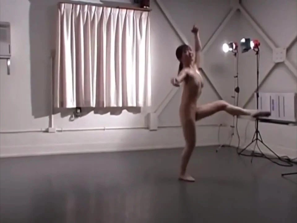 Japanese Ballet Dancer Warms Up and Performs in the Nude