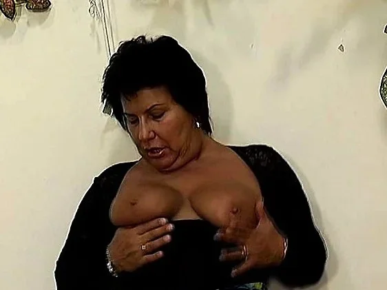 Stacked brunette plumper Tracy gets her fiery anal hole drilled deep