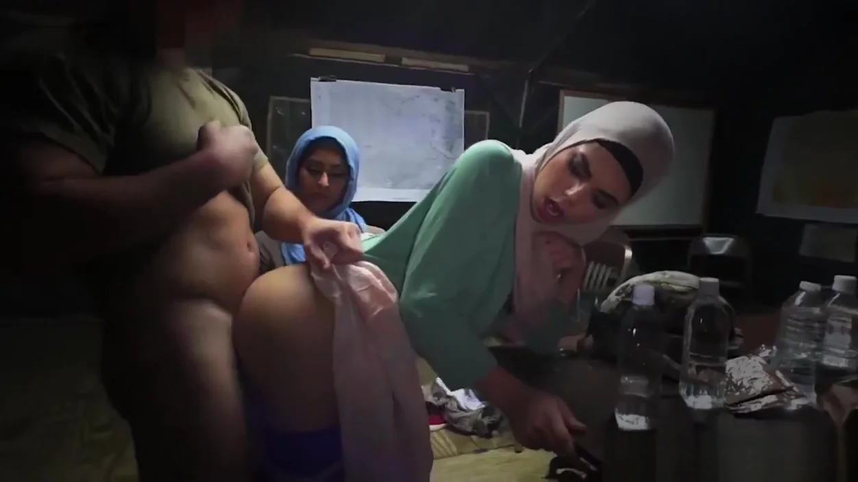Young muslim girl xxx Sneaking in the Base
