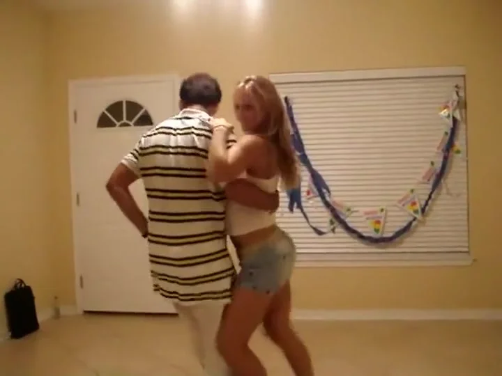 Flawless lambada girl's dancing ass